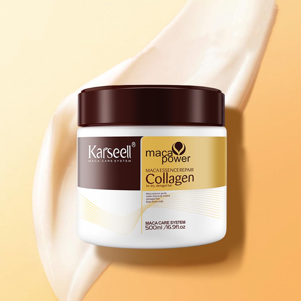Karseell Collagen Hair Treatment Mask For Dry Damaged & All Hair Types - 500ml
