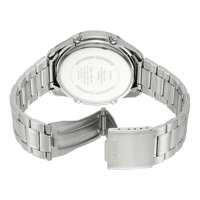 Casio Men's AMW-880D-9AVDF Watch – Stainless Steel Digital-Analog Sports Watch
