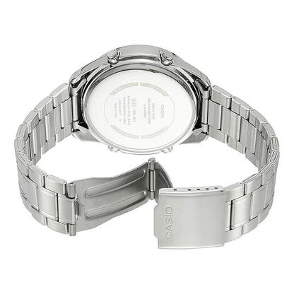 Casio Men's AMW-880D-9AVDF Watch – Stainless Steel Digital-Analog Sports Watch