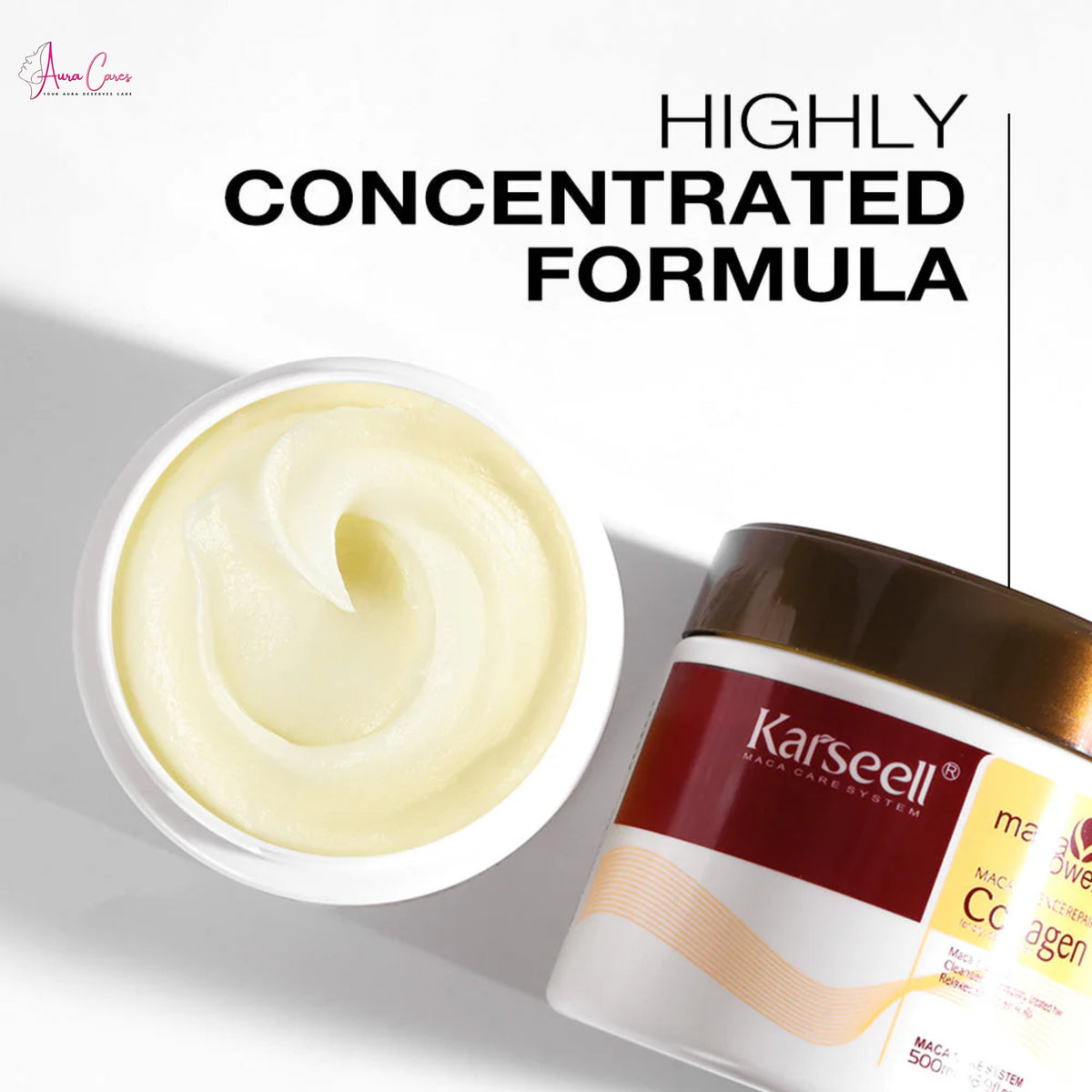 Karseell Collagen Hair Treatment Mask For Dry Damaged & All Hair Types - 500ml