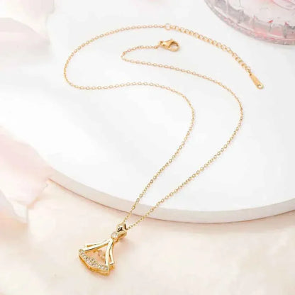 Rhinestone Pendant Necklace for Women – Elegant Sparkling Jewelry